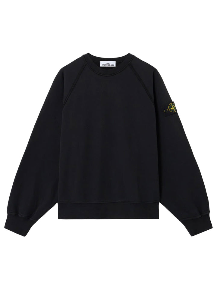 Stone Island Round neck - Nero | 87a5650cfde3ae1302ae1394c4bdbbeabeea7028