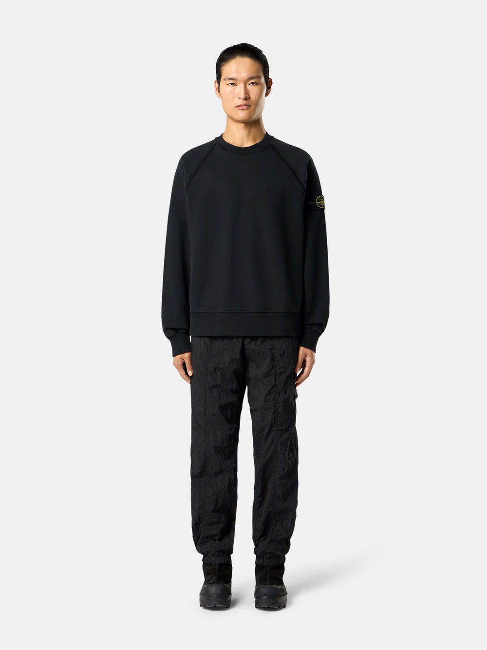 Stone Island Round neck - Nero | b49012c26507cac0fcd65d85ed2b14e396440843