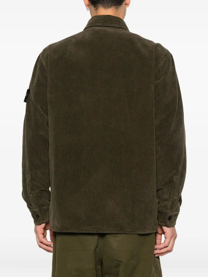 Stone Island Shirt jackets - Verde | 026283e6a14c6c6e7009d8d33ffec419d92941e2