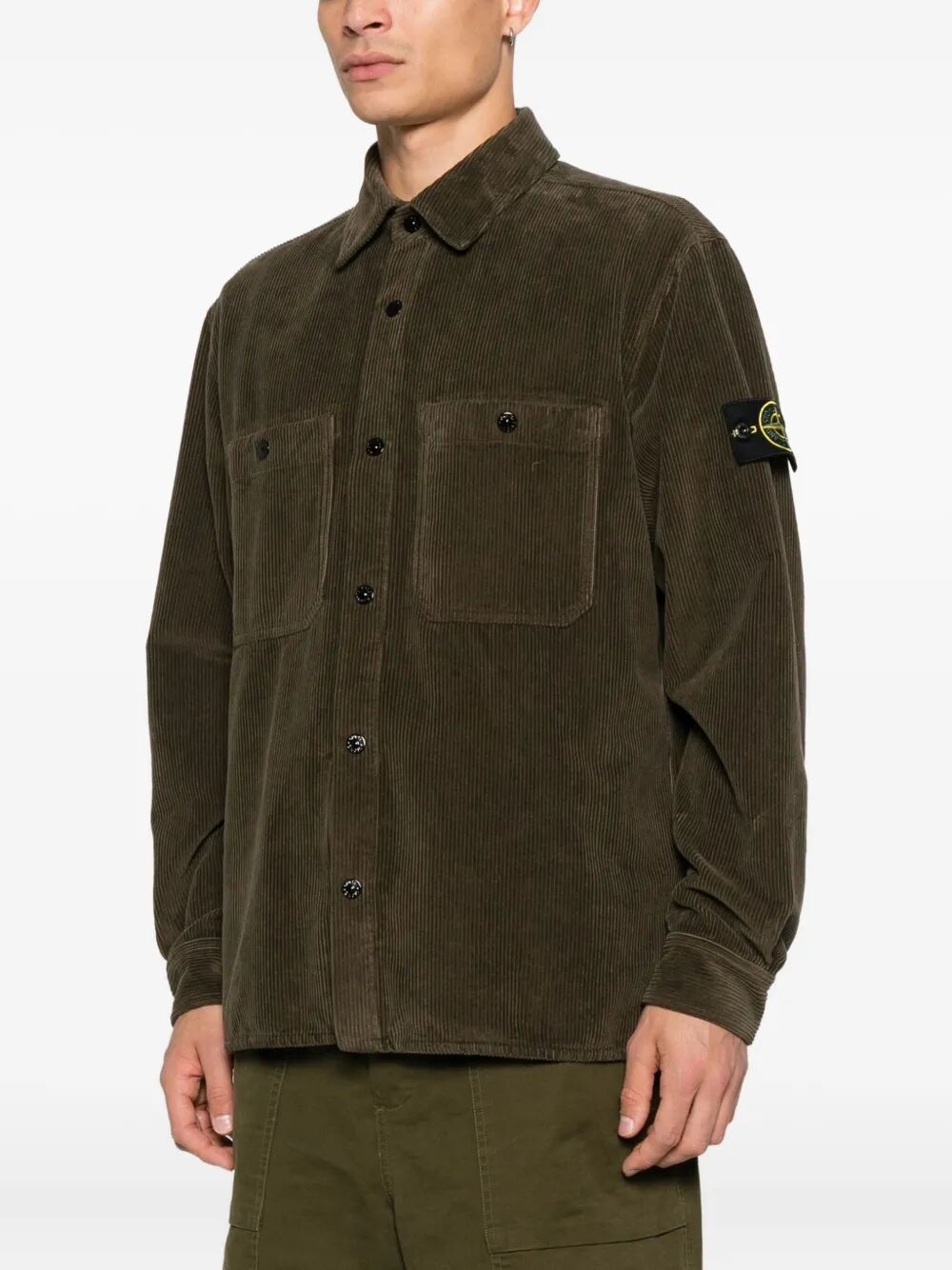 Stone Island Shirt jackets - Verde | 038d3038d2dab2a43f977c097c5f2b182cd3ef8e