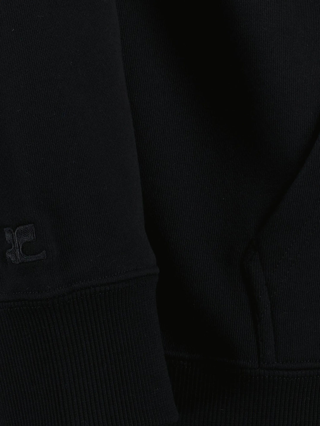 Courreges Hoodies - Nero | f12552037343217a2cb7593703b8b25f0980bd8d