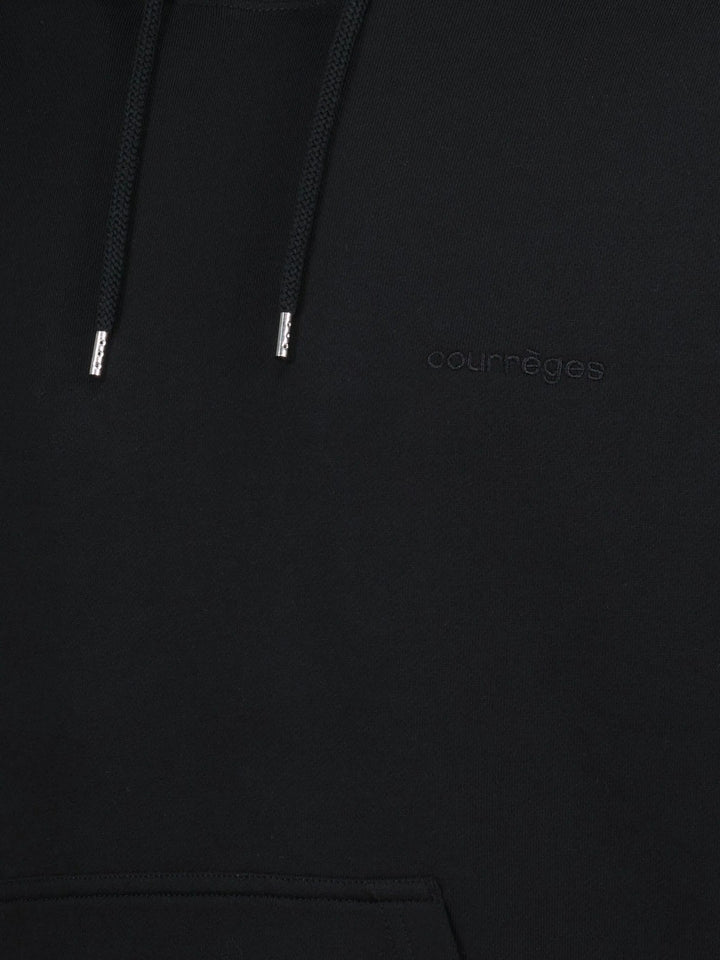 Courreges Hoodies - Nero | 041501bf1e0438b35da525c1ad44fab6da456476