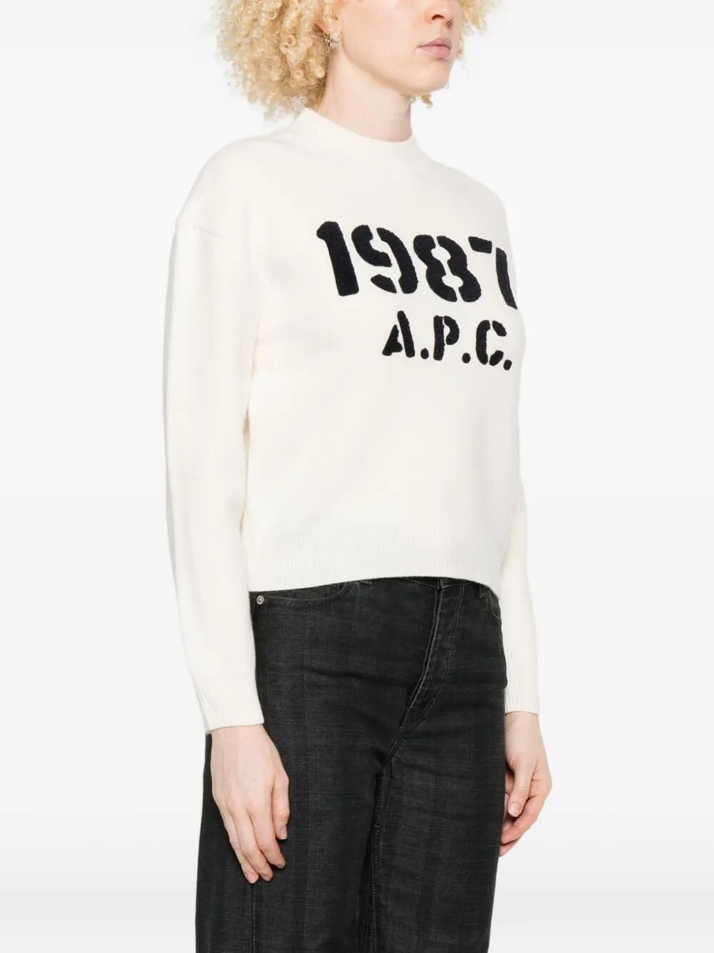 A.P.C. Pullover - Nude & Neutrals | d0c24f09f9571cd5fbfac9eee736f9870f632e70
