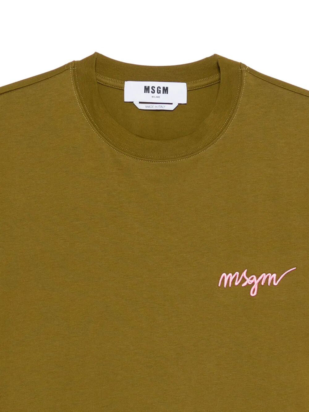 Msgm T-shirts - Verde | 4e1b6f875c4746564ac3c2be0794b2307ef8f20d