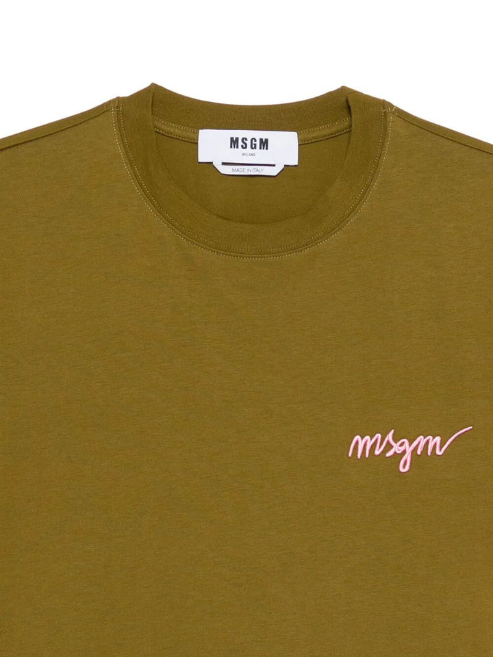 Msgm T-shirts - Verde | 4e1b6f875c4746564ac3c2be0794b2307ef8f20d