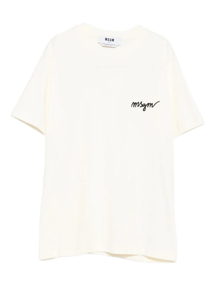 Msgm T-shirts - Bianco | aaf1030d53ecaaee0e94c0be043fee3a02c7bb83