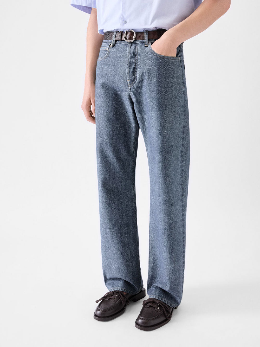 Jacquemus Wide leg - Blu | 14adcf44a1795d66e4f702f7ef5406dfe8234977