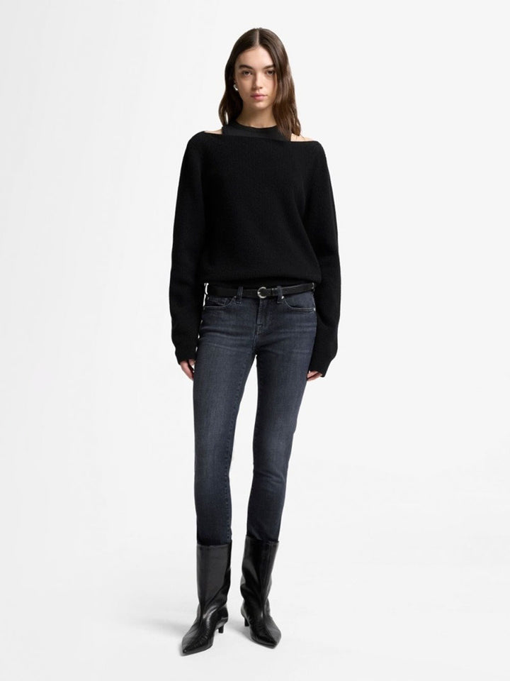 7 For All Mankind Skinny - Nero | 6d51c6be7a8d1b7b430d8b2d8c418bc5302f4806