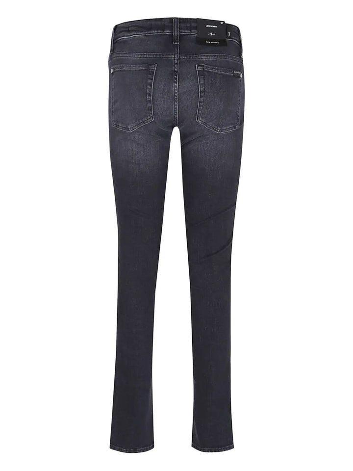 7 For All Mankind Skinny - Nero | 7d78328303551a697772acea82fcb3d49eb1a651
