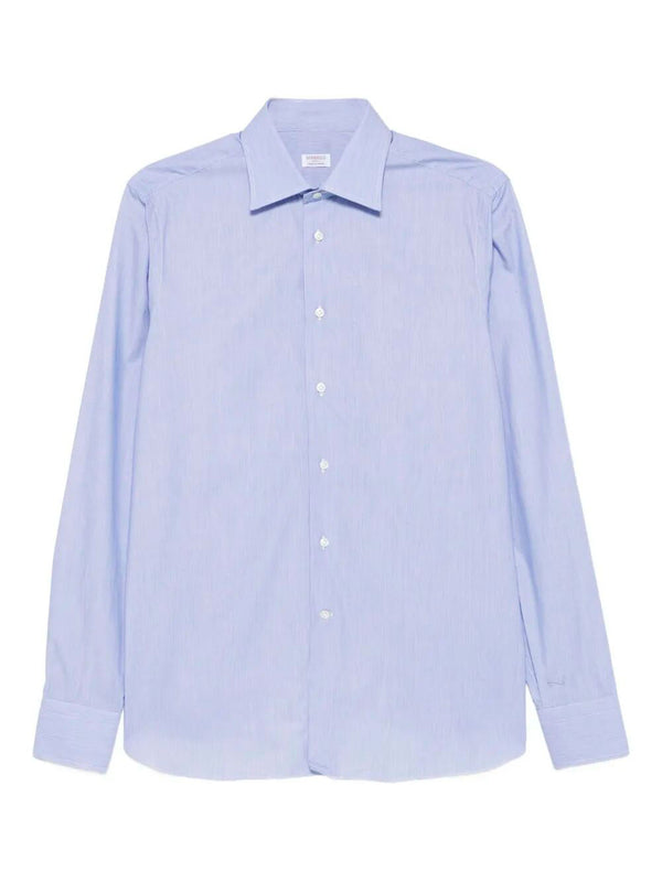 Thin Striped Cotton Shirt