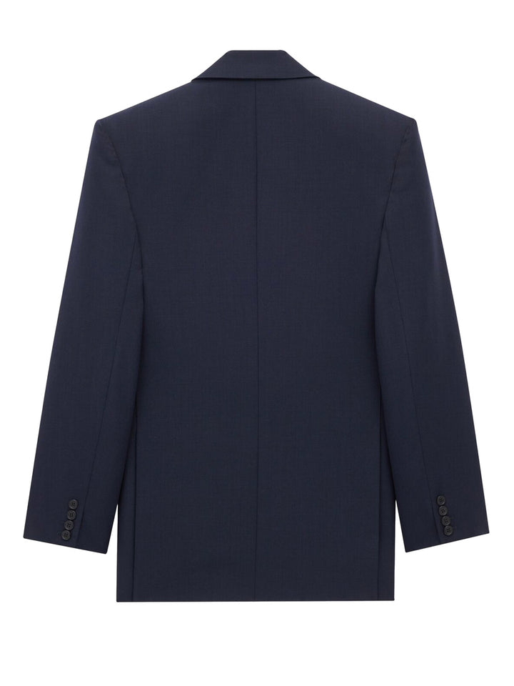 Saint Laurent Paris Blazer - Blu | 4b331fe2118db3084b1fc2c2543fa61d0a06a3f2