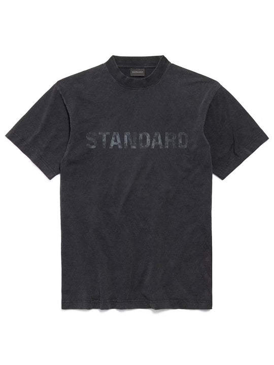T-Shirt Standard Regular Fit In Jersey Effetto Sbiadito