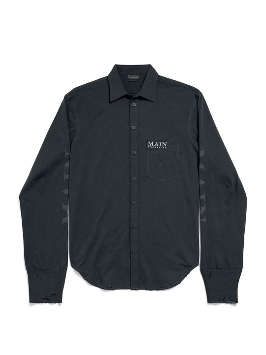 Camicia Con Maniche Stile T-Shirt Main Character Artwork In Jersey