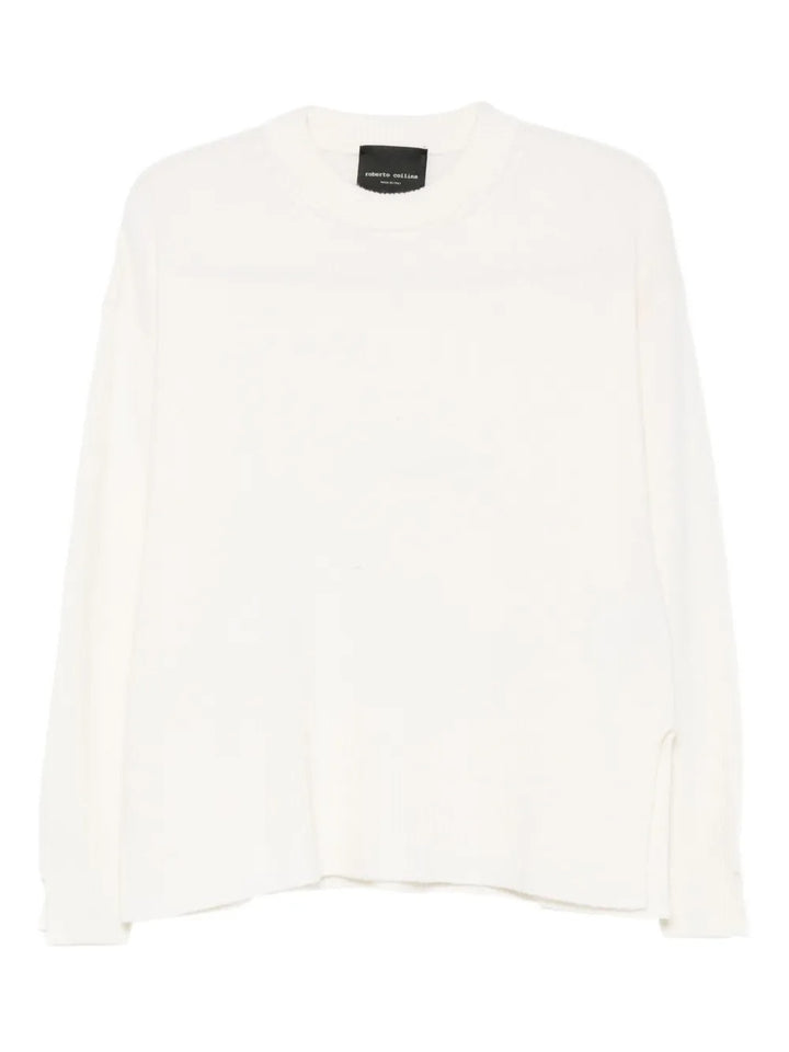 Roberto Collina Pullover - Bianco | 3ed8c60bde6a13c3c26868585a5b674c17f8e517