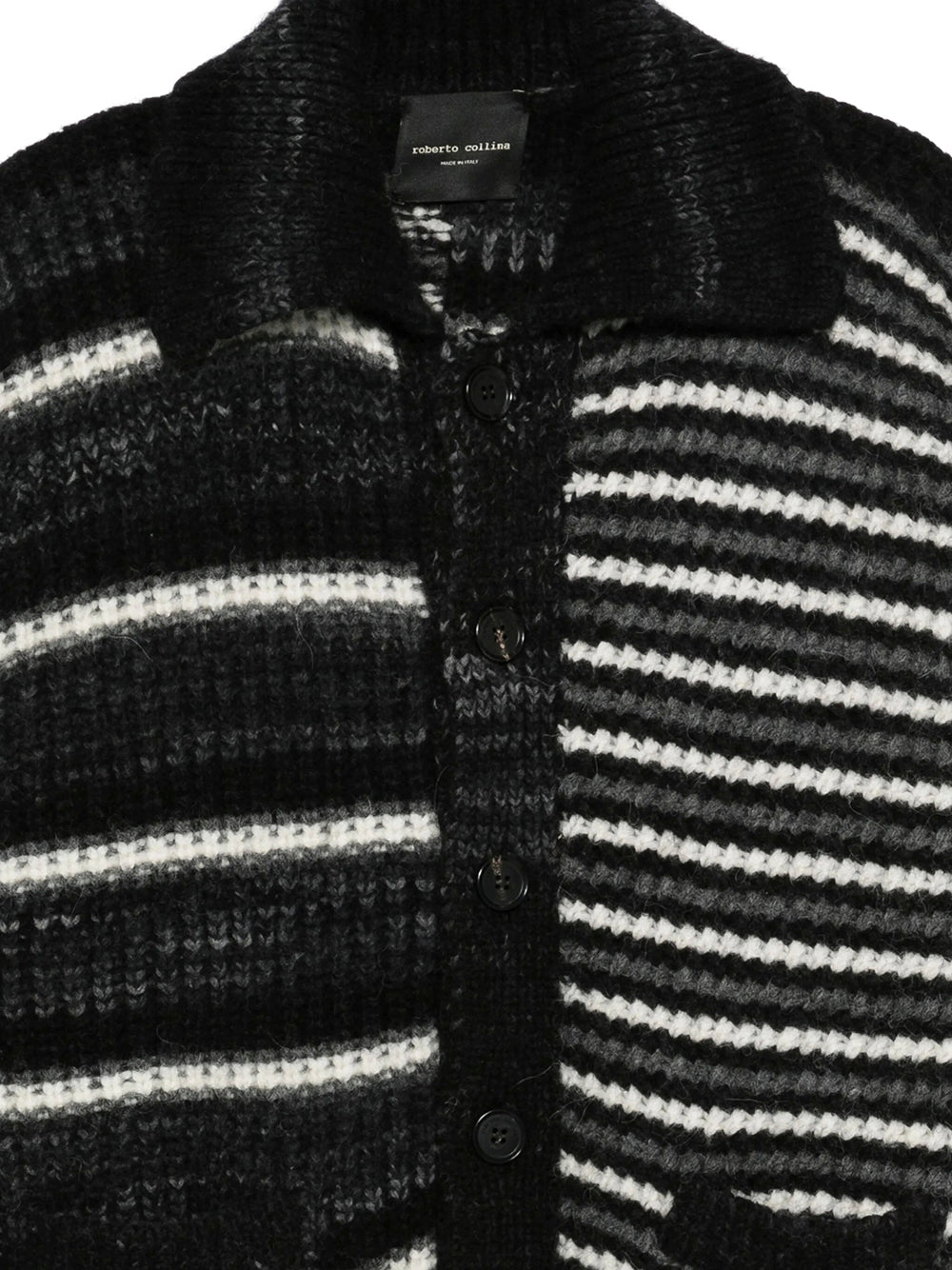 Roberto Collina Cardigan - Nero | 07ac8a51b0b34ea9ce9a82e5457a2b756801173c