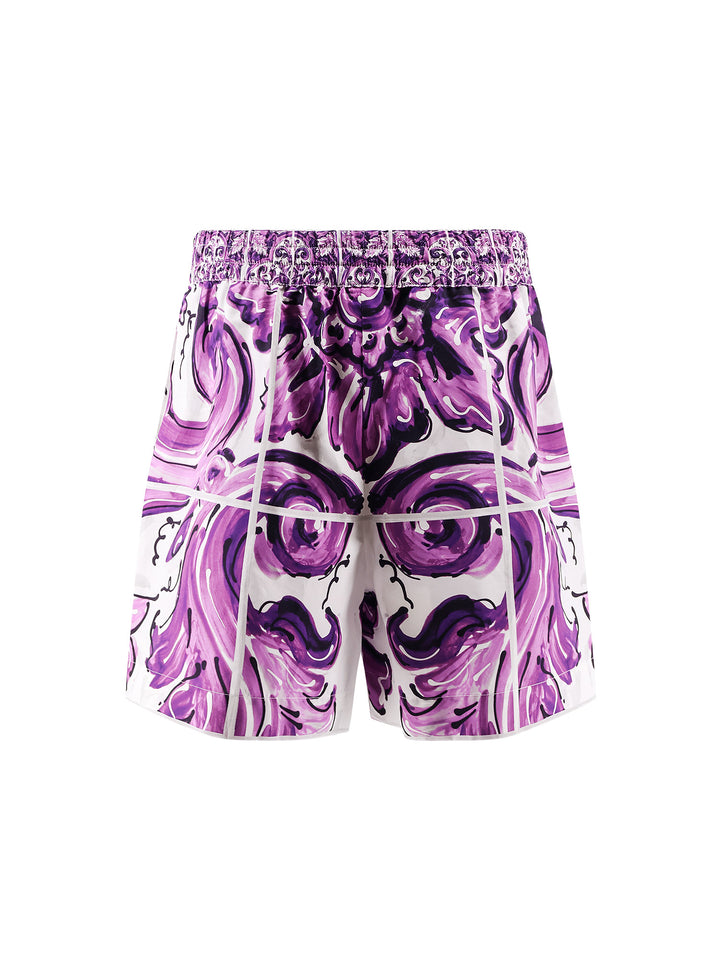 Dolce & Gabbana Shorts - MAIOLICA 1L VIOLA | 7f97fec5a5d9036ebdfe2dba799116efb963c45b