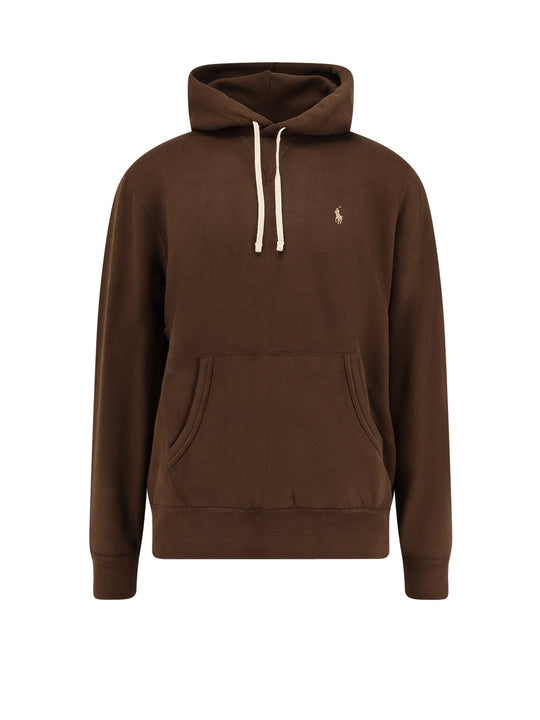 Cotton Blend Sweatshirt With Iconic Embroidery