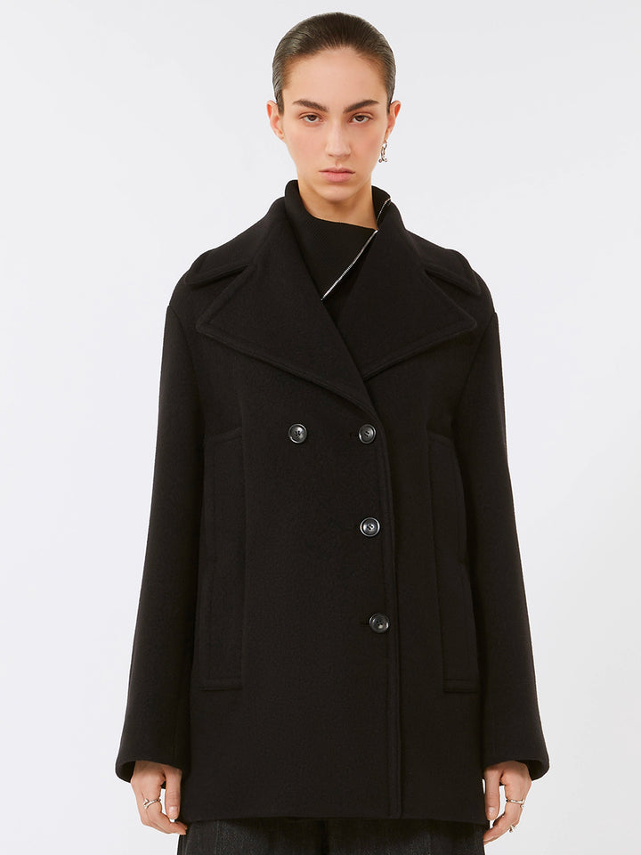 Sportmax Double breasted & peacoat - Nero | 716ffbf9c061399216f5a6560596ff0fddcd49ad