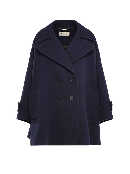 Virgin Wool Blend Coat