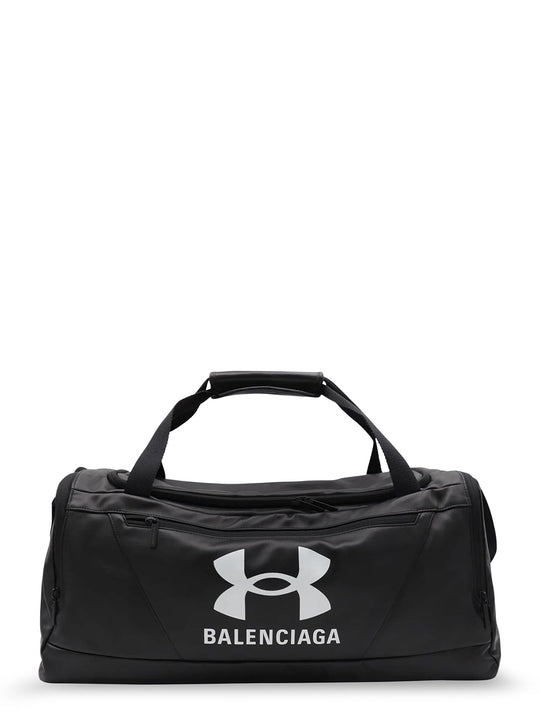 Maxi Logo Leather Duffle Bag