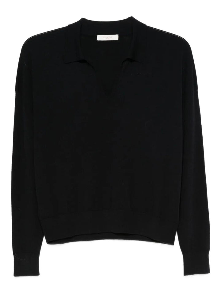 Zanone Polo neck - Nero | 4ed0fb8511c4418eb392dcaf60ff55aae4fad9a8