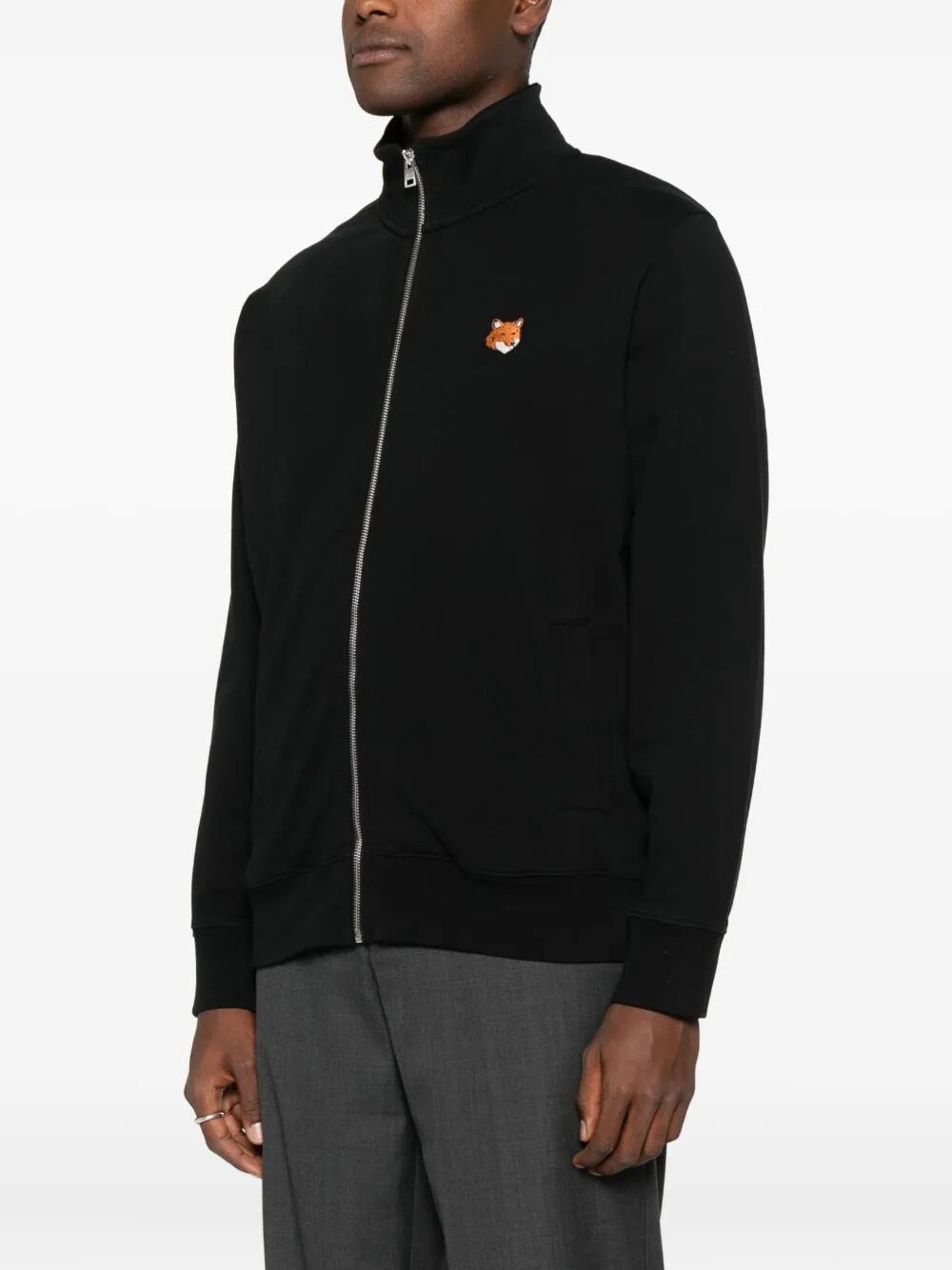 Maison KitsunÉ Full zip - Nero | 5c14d1e089d254038cc33b256eb1c89654de6edd