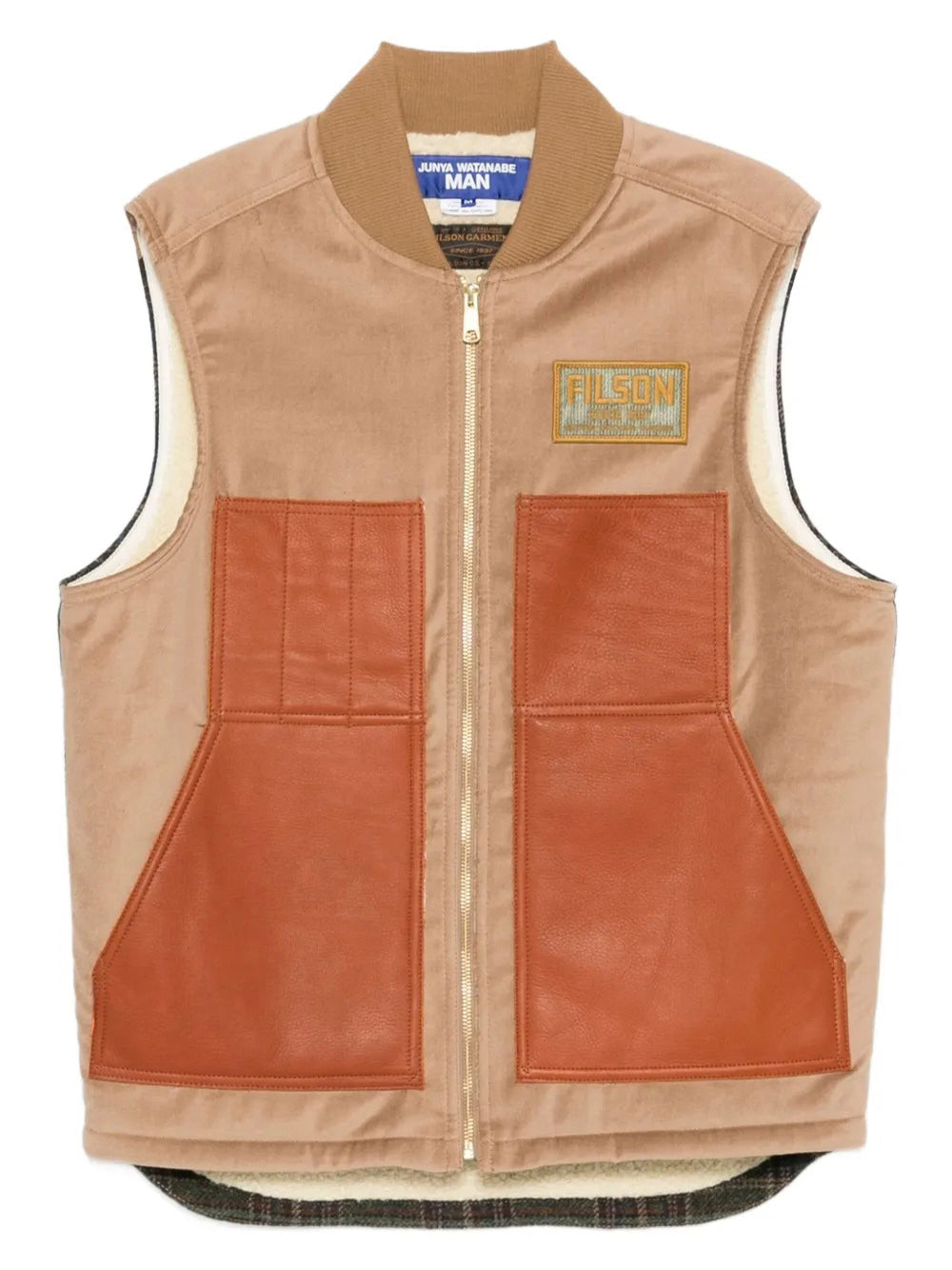 Junya Watanabe Comme Dg Gilet - Marrone | 2747a1afc1226ef3536ca8e8d610e92db4aaa722