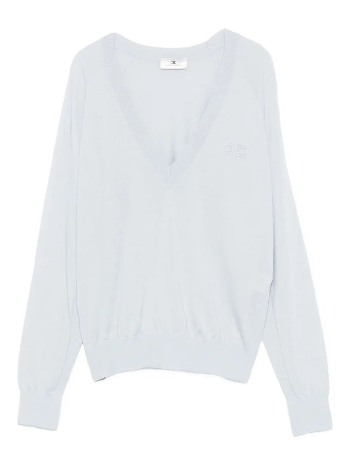 Elisabetta Franchi V neck - Blu | 13b57460d7923db71a109938d2b1494e99755a19