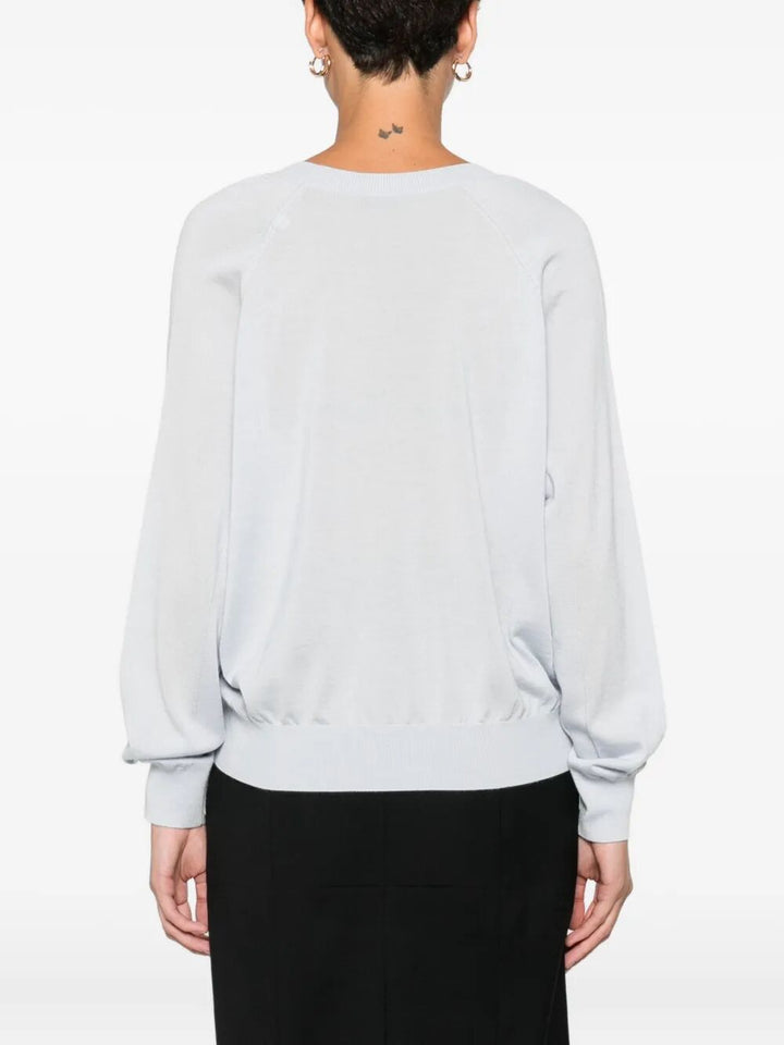 Elisabetta Franchi V neck - Blu | 15ff8a93d07ec296c84c03a6fb6095ebd55224de