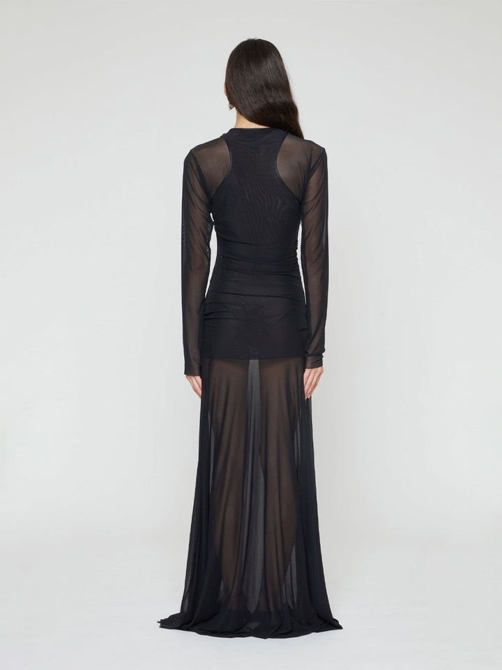 Federico Cina Long dresses - Nero | cabaf63162f5090af3f8986deaf5edaeec09892c