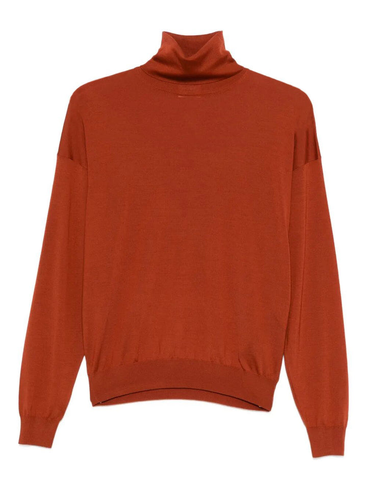 Saint Laurent Paris Turtle neck - Rosso | 6bfa891d4131cffde904e08df4849e63e3827db1