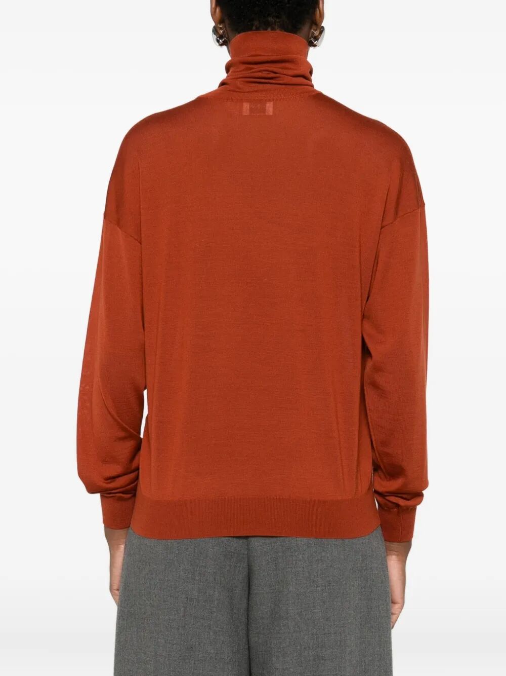Saint Laurent Paris Turtle neck - Rosso | e92d6a57a89e35207f08b25236d044becbffea6f