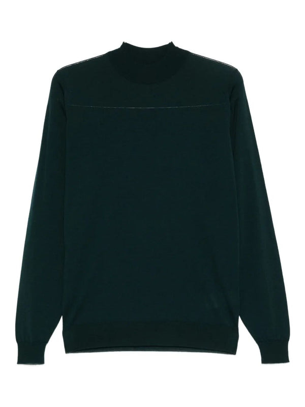 Rollkragenpullover aus extrafeiner Merinowolle