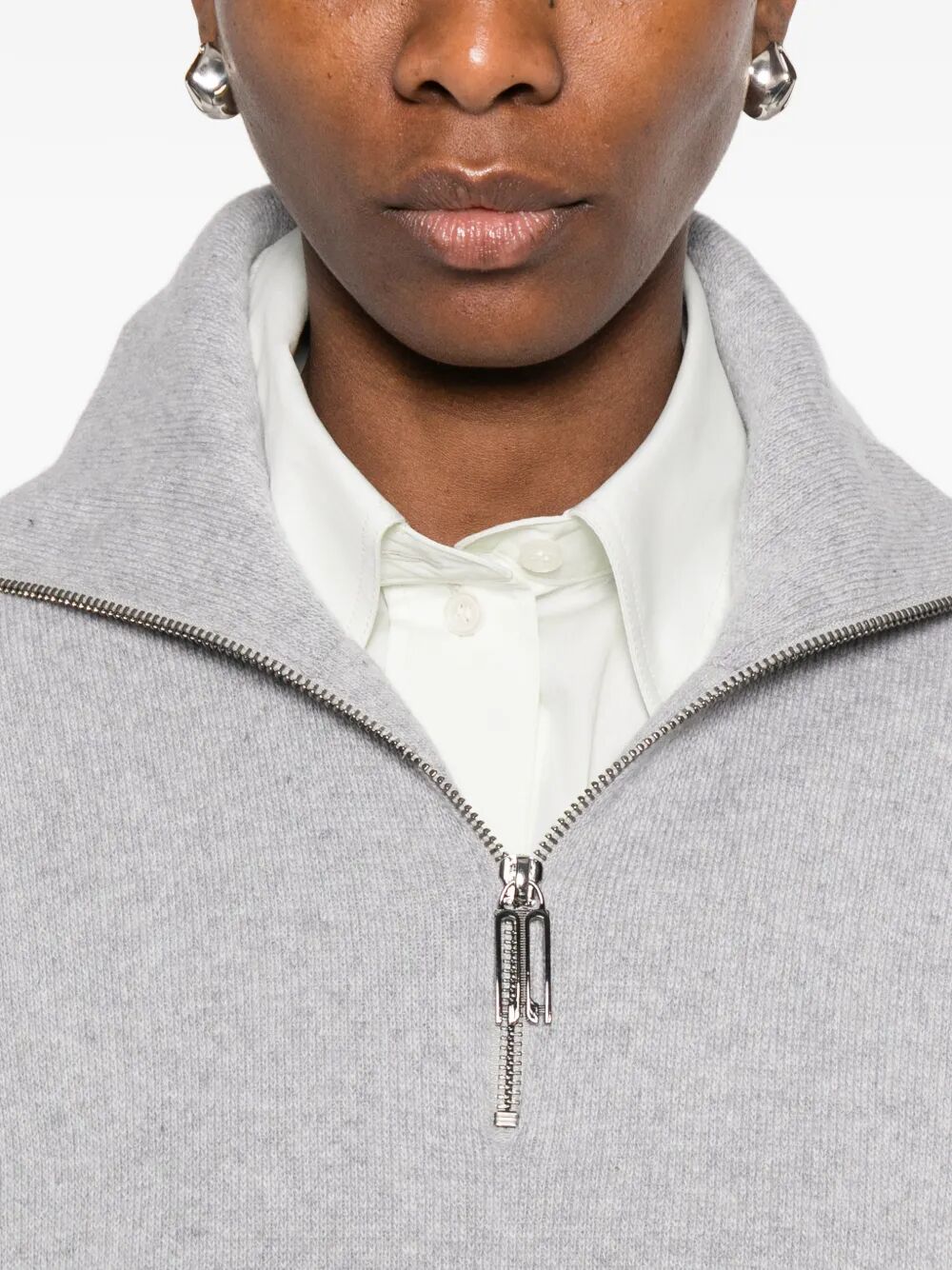 Victoria Beckham Turtle neck - Grey | a0447d910e6e6135a6e676a53f97513549dccba9