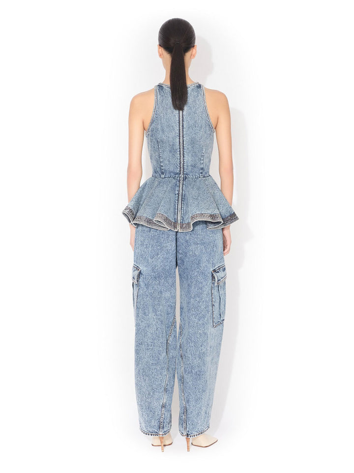 AlaÏA Top - Blu | 9d90ffffd0c0d41fb61c688404ccec736f1abacd