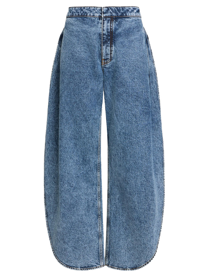 AlaÏA Wide leg - Blu | 00bcf13017769ac28067ba73d6ae4efd048ec0db
