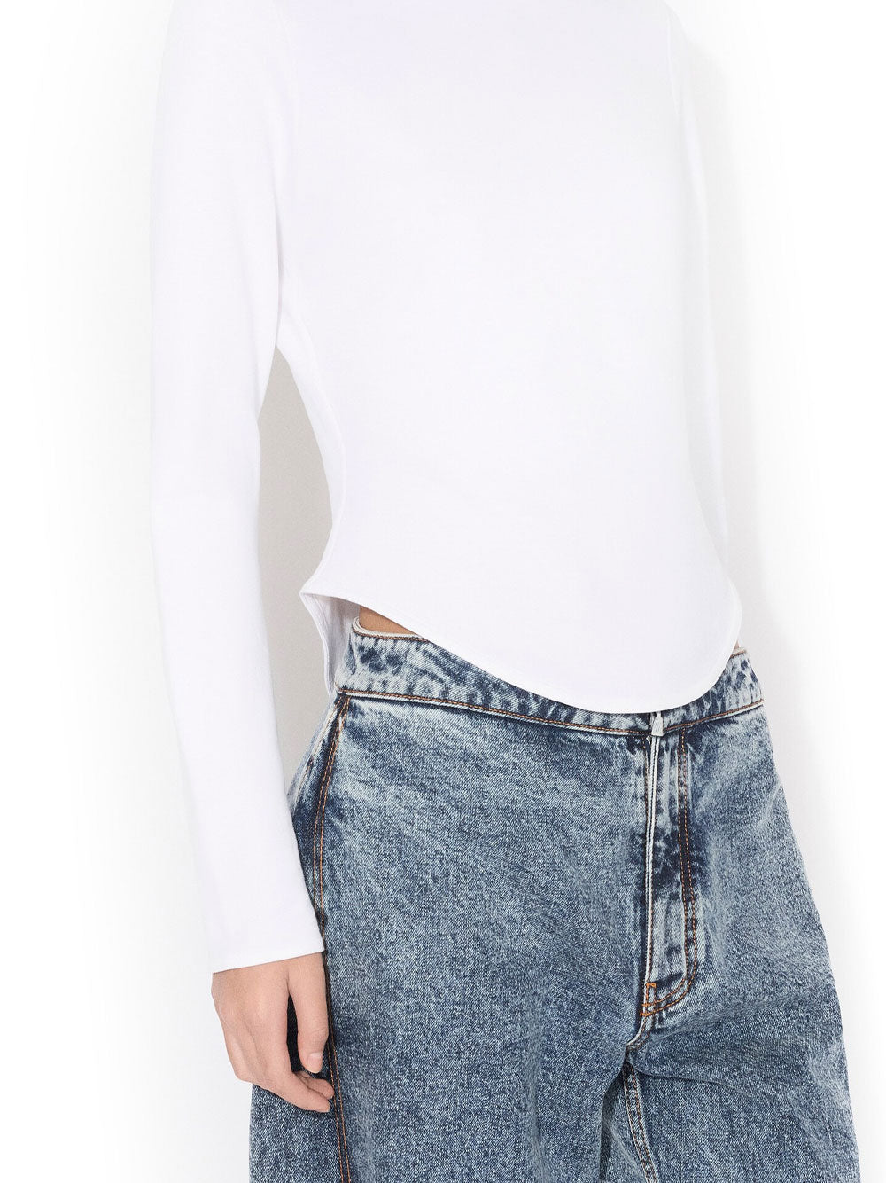 AlaÏA Wide leg - Blu | 44a14fde6215732f2e2bfee28a9d42336af85e56