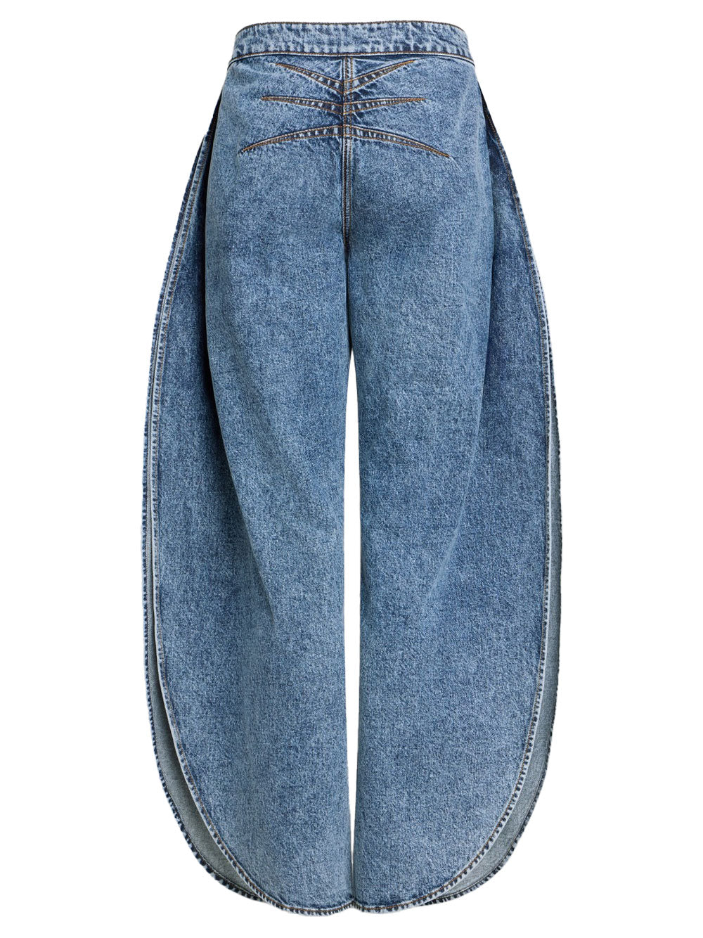 AlaÏA Wide leg - Blu | e252d8903ea60b38bff16f728d8430732fcf280c