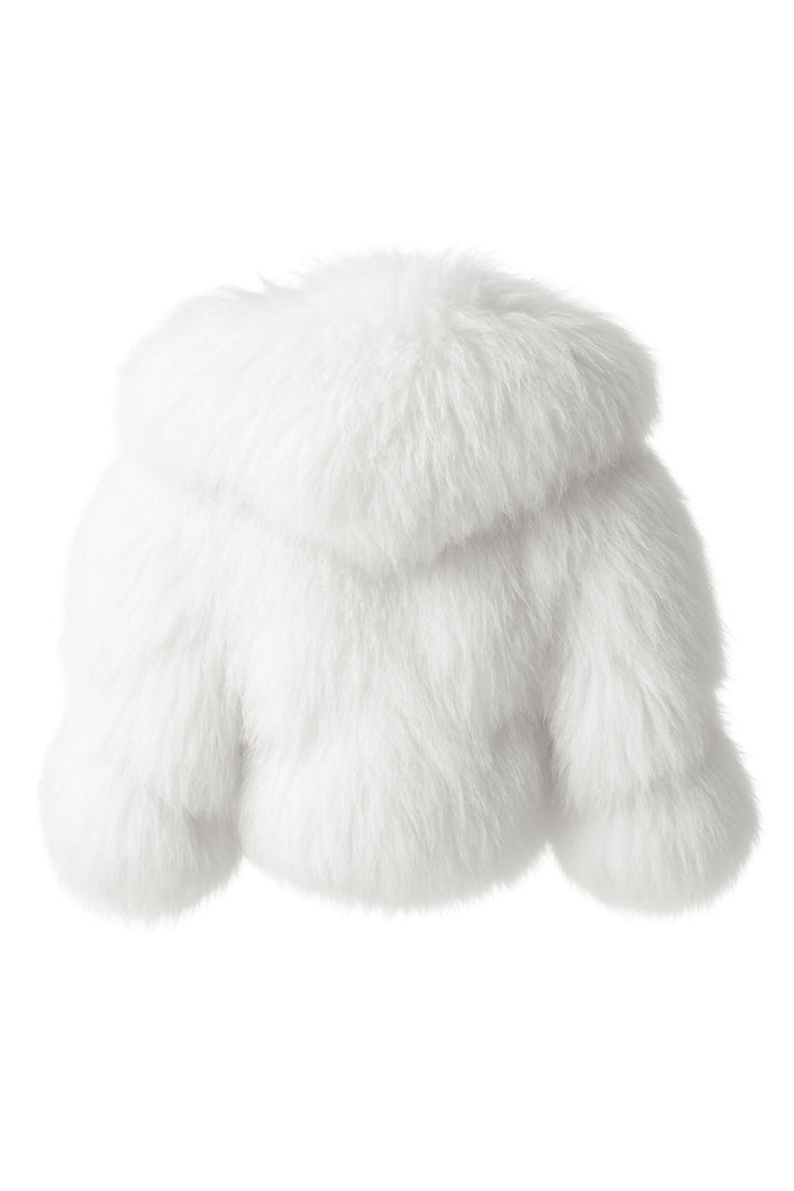 Cappotto Arianna Bianco in mongolia