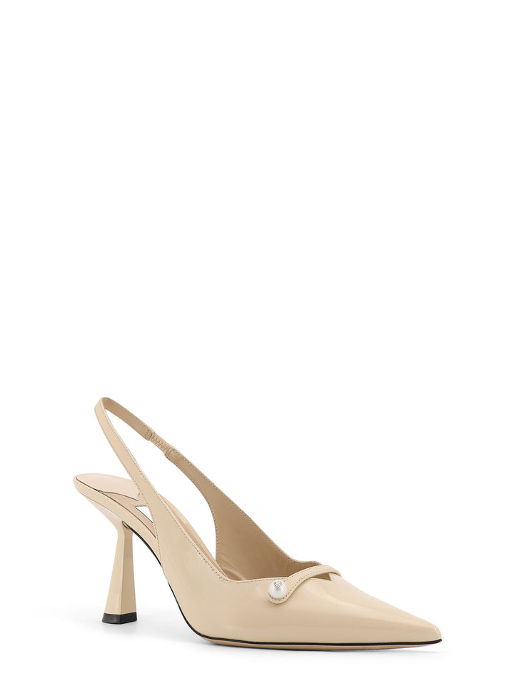 Jimmy Choo With Heel - BUTTER MILK | ae08136d2874990a9367ebb8cf1ffe2f5f2d41f9
