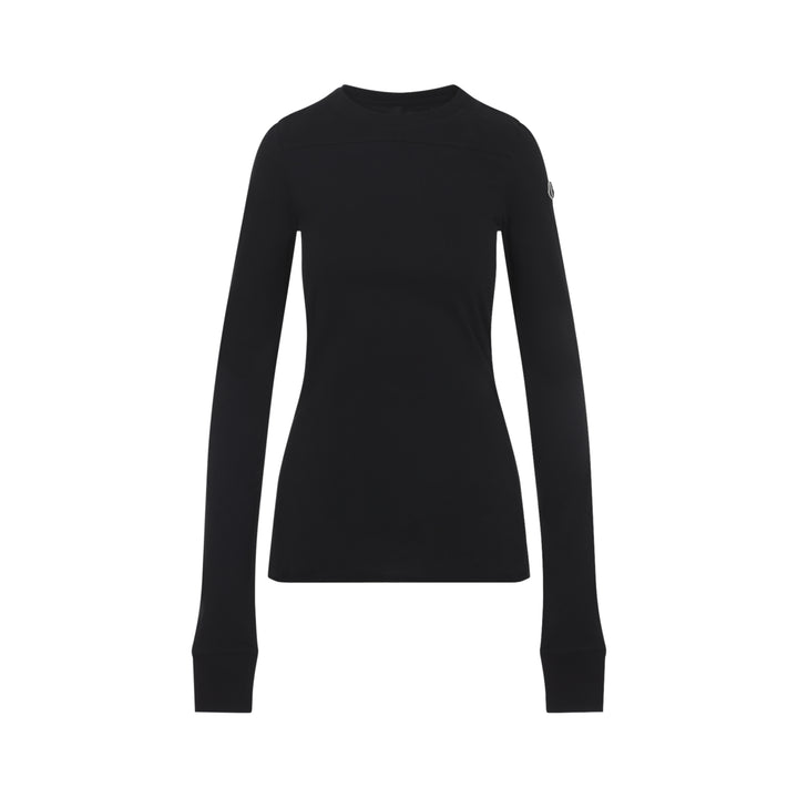 Moncler X Rick Owens T-shirts - Nero | 371ef1332d1cd92ea09522fe59b36ca4e9165399