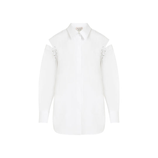 Optical White Cotton Shirt