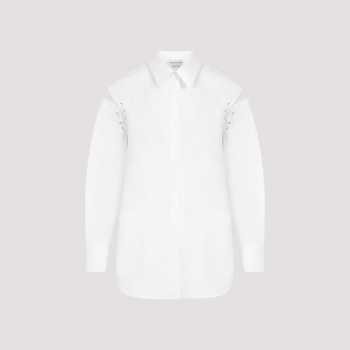 Alexander Mcqueen Shirts - Bianco | 73329cb32fb65b294c3e51c3e82959f5e4d5006a