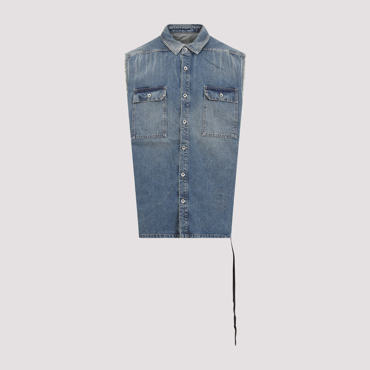 Rick Owens Drkshdw Giacche - Blu | c90d9aaf031f97b03d92a2a9086a907ab77f172b