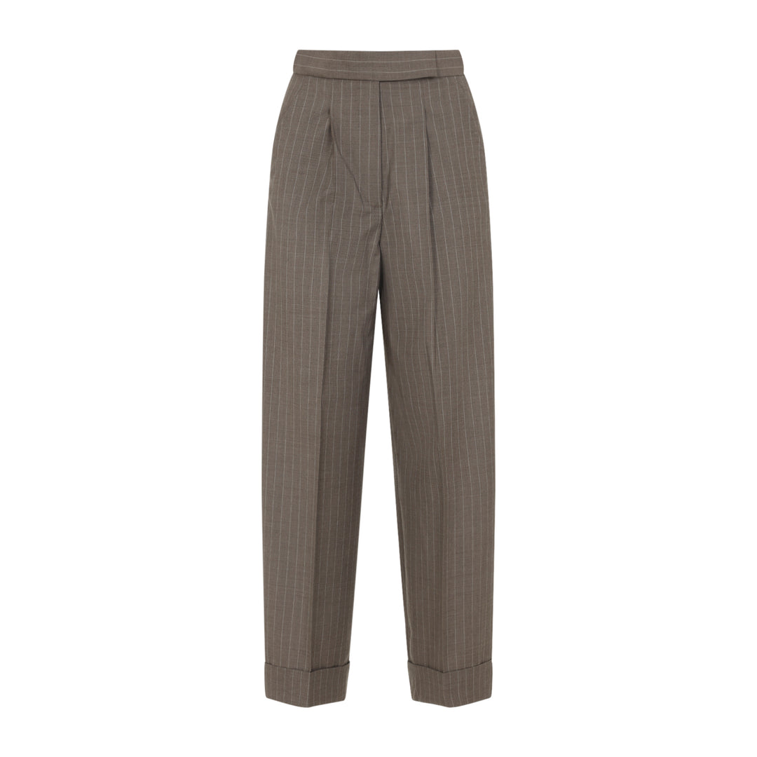 Max Mara Regular & straight leg - Marrone | 4d22e29a8bb2a6a01830f2f165425b8fd45a70e6