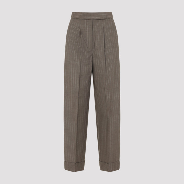 Max Mara Regular & straight leg - Marrone | 691dea3049b4f3dfdfe8b5dfa586305c161ba0b7