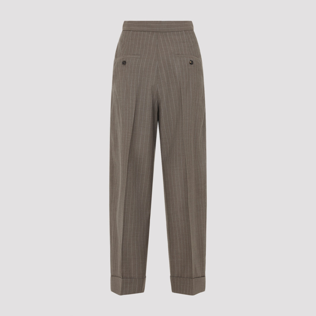 Max Mara Regular & straight leg - Marrone | 30eaba0a4de38e78baafebeef7cdd77d8ba9f34d