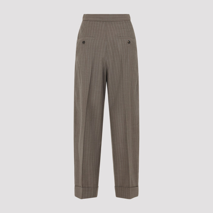 Max Mara Regular & straight leg - Marrone | 30eaba0a4de38e78baafebeef7cdd77d8ba9f34d