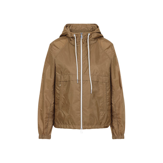 Beige Coquelicot Nylon Jacket