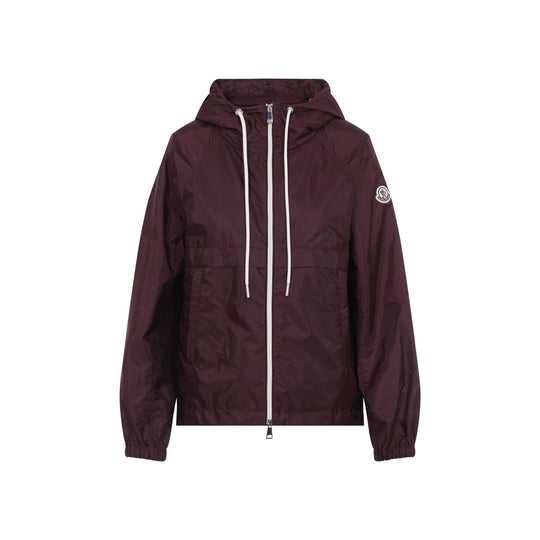 Dark Red Coquelicot Nylon Jacket